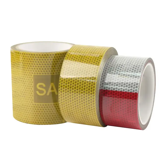 Custom reflective warning and specialty tape rolls