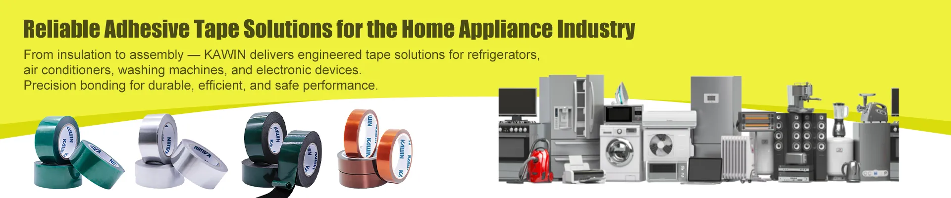 High-Performance Adhesive Tape Solutions for Home Appliances