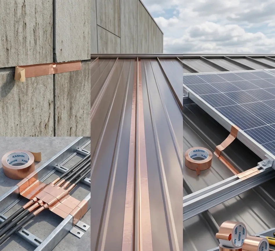 Copper Foil Tape for Building Lightning Protection