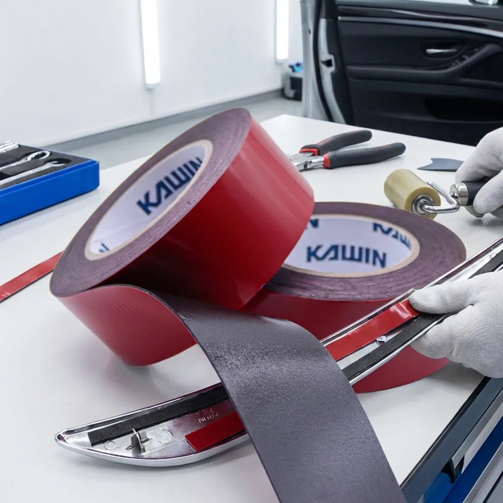 Acrylic Foam Tape for Automotive Trim Bonding
