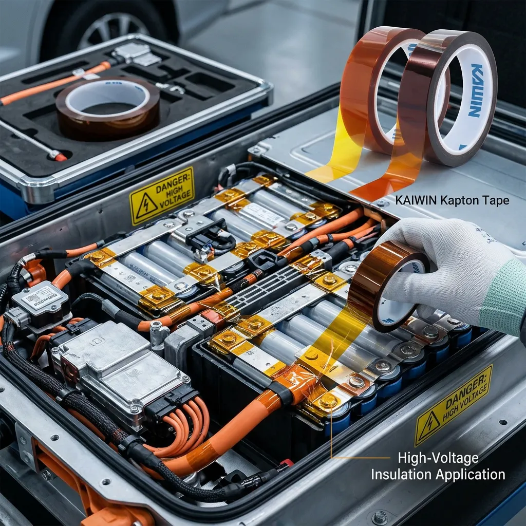 Kapton Tape for High-Voltage Insulation in EV Battery Packs