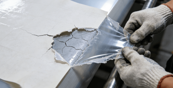 Release Liners Peeling Abnormalities